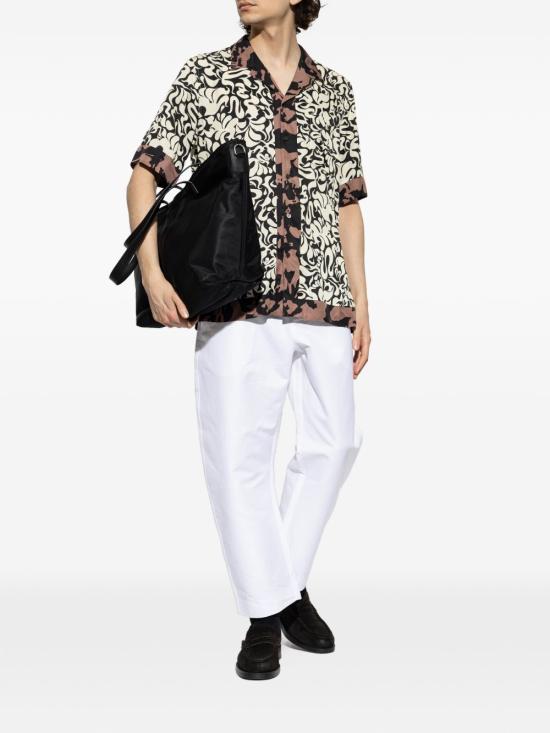 26SS 드리스 반 노튼 반팔 셔츠 2610207423084 900 Black - DRIES VAN NOTEN