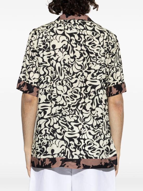 26SS 드리스 반 노튼 반팔 셔츠 2610207423084 900 Black - DRIES VAN NOTEN