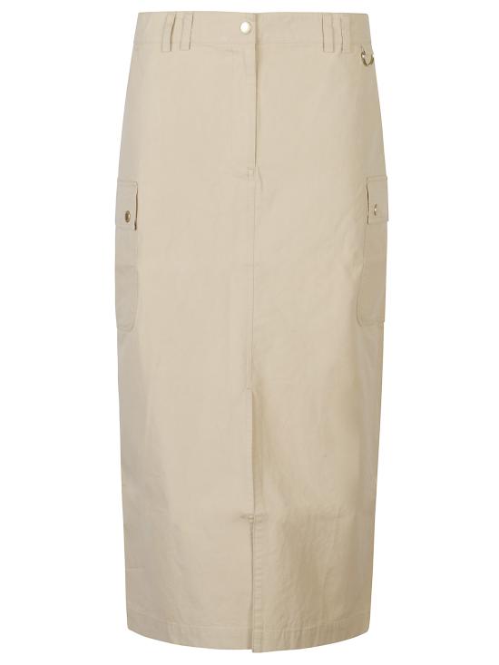 26SS 바버 미디 스커트 LSK0148 OL11 BEIGE