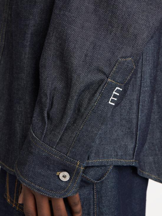 26SS JW앤더슨 데님 셔츠 DS0011 PG1932870 Blue - JW ANDERSON