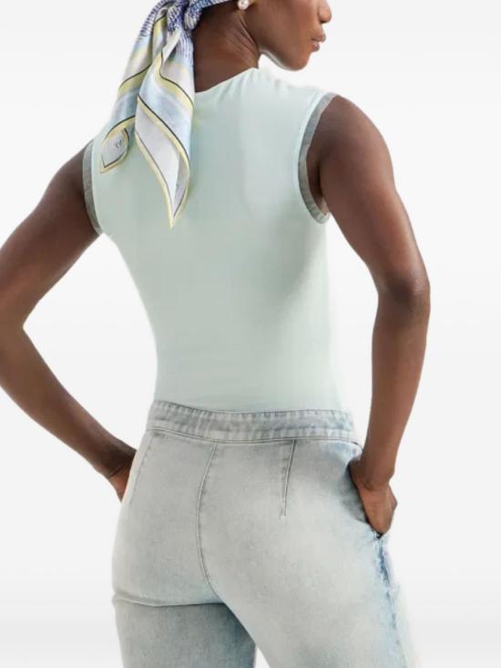 26SS 제니 민소매 티셔츠 80AAM601 J0217197 Green - GENNY