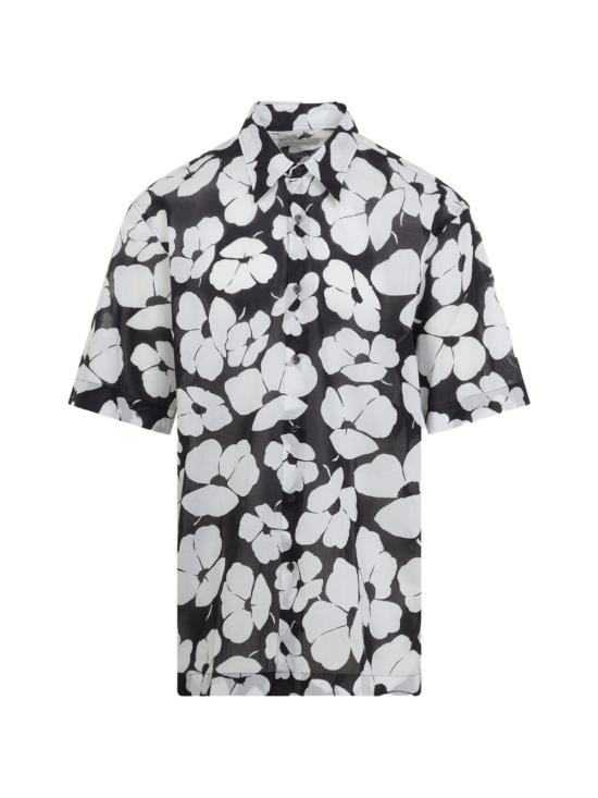 26SS 드리스 반 노튼 반팔 셔츠 2610207003069 900 Black