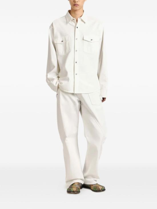 26SS JW앤더슨 긴팔 셔츠 DS0011 PG1856001 White - JW ANDERSON