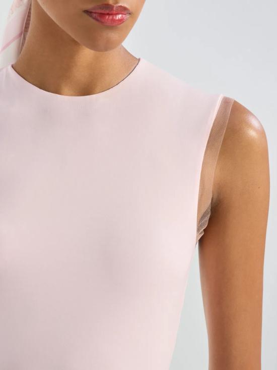 26SS 제니 민소매 티셔츠 80AAM601 J0217495 Pink - GENNY