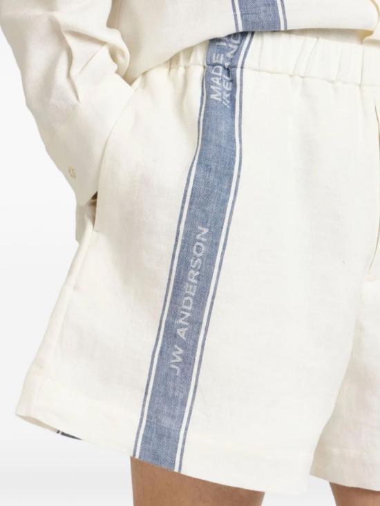 26SS JW앤더슨 숏팬츠 SR0135 PG1898614 White - JW ANDERSON
