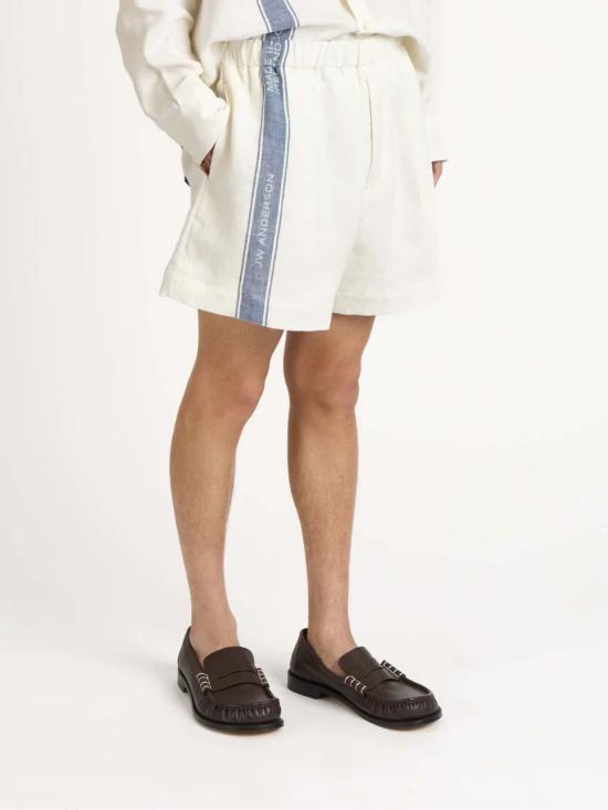 26SS JW앤더슨 숏팬츠 SR0135 PG1898614 White - JW ANDERSON