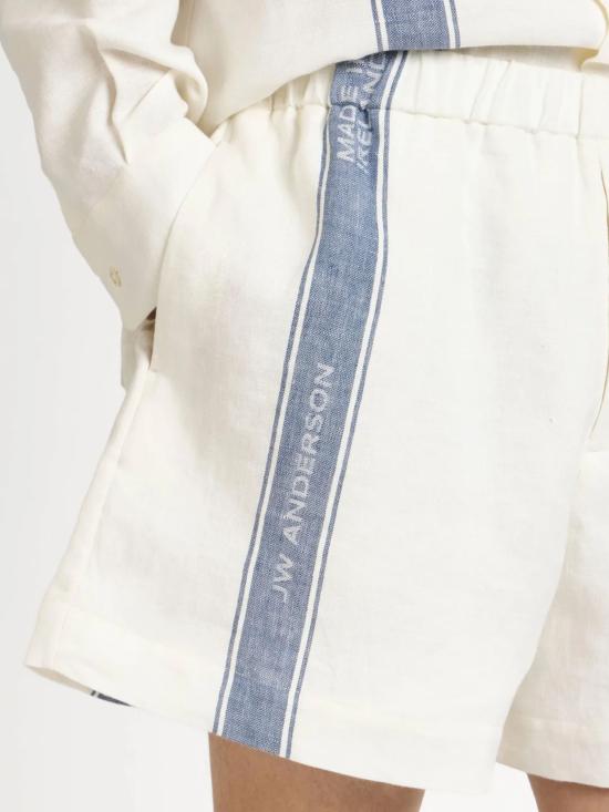 26SS JW앤더슨 숏팬츠 SR0135 PG1898614 White - JW ANDERSON