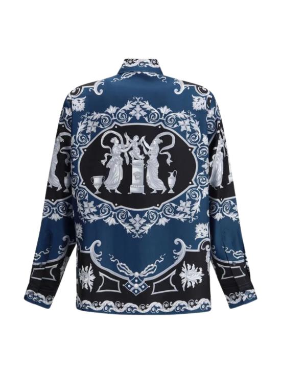 26SS 베르사체 긴팔 셔츠 1019438 1A160965BE50 Black - VERSACE