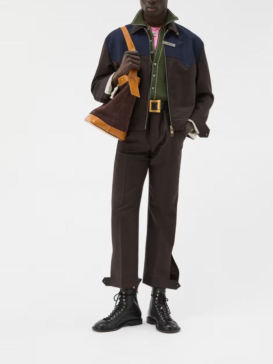 26SS 베르사체 스트레이트 팬츠 1024005 1A176691NE90 Brown - VERSACE