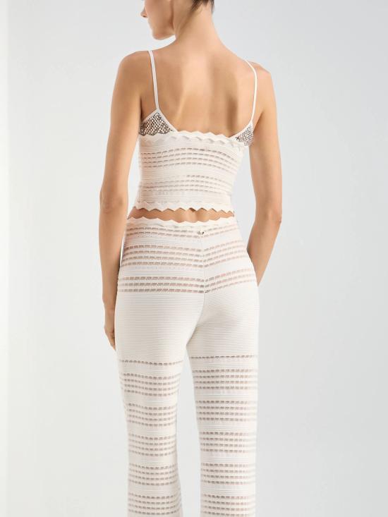 26SS 제니 민소매 티셔츠 80AAF835 CMX61003 White - GENNY