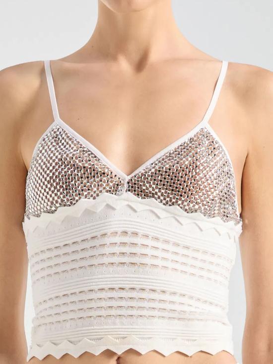 26SS 제니 민소매 티셔츠 80AAF835 CMX61003 White - GENNY