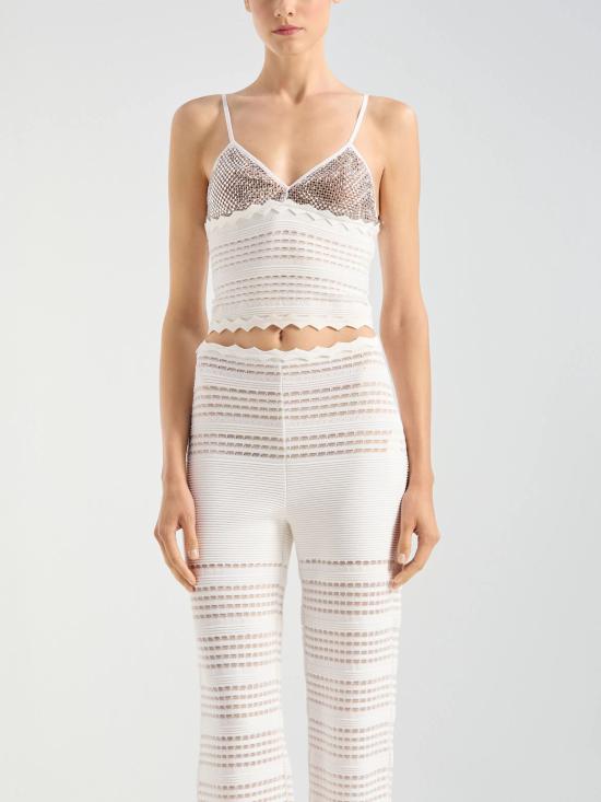 26SS 제니 민소매 티셔츠 80AAF835 CMX61003 White - GENNY