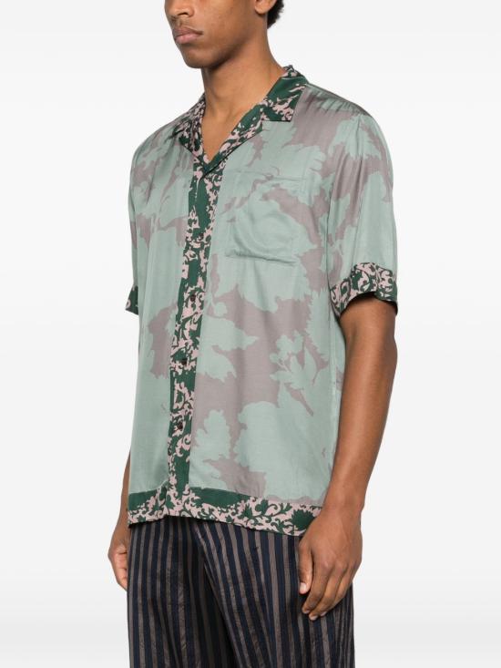 26SS 드리스 반 노튼 반팔 셔츠 2610207423082 508 Clear Blue - DRIES VAN NOTEN