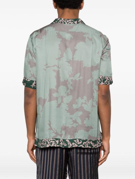 26SS 드리스 반 노튼 반팔 셔츠 2610207423082 508 Clear Blue - DRIES VAN NOTEN