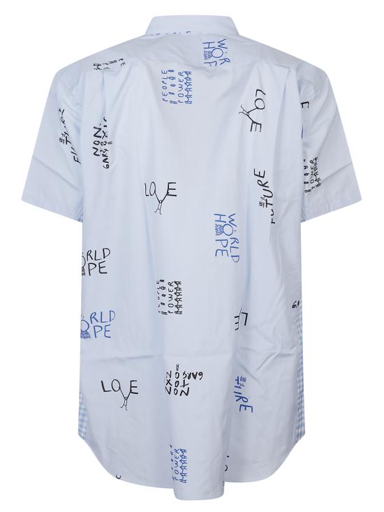 26SS 꼼데가르송 반팔 셔츠 FQB045051 Blue - COMME DES GARCONS