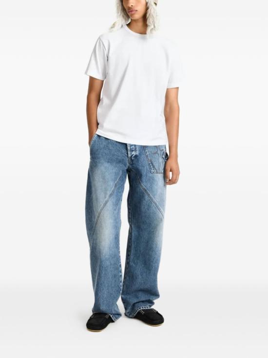 26SS JW앤더슨 반팔 티셔츠 JT0331 PG1937001 White - JW ANDERSON