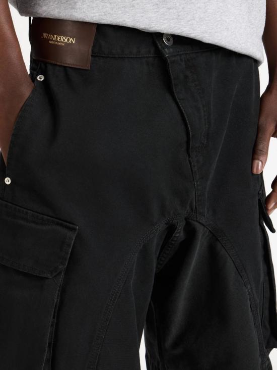 26SS JW앤더슨 숏팬츠 SR0129 PG1933999 Black - JW ANDERSON