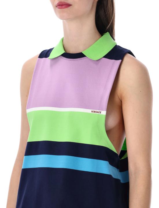 26SS 베르사체 민소매 티셔츠 10245081A17890 6PD40 MULTI COLOUR - VERSACE