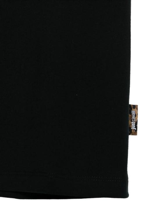 26SS 저스트까발리 반팔 티셔츠 80OAHE21 CJ110899 Black - JUST CAVALLI
