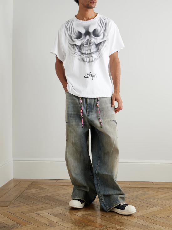 26SS 갤러리 디파트먼트 반팔 티셔츠 TOP004 CLEANWHITE White - GALLERY DEPT