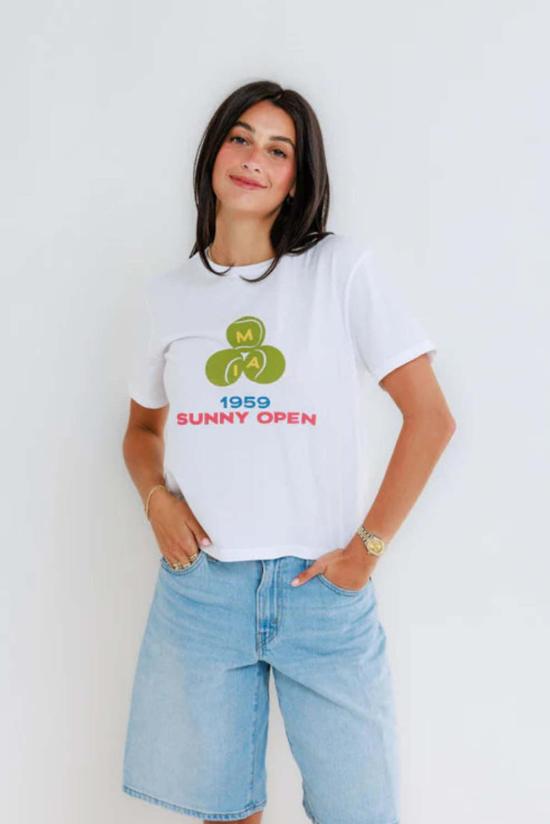  Sunny Somewhere 반팔 티셔츠 써니 섬웨어 미아 써니 오픈 에브리데이 티 - OTHER BRANDS