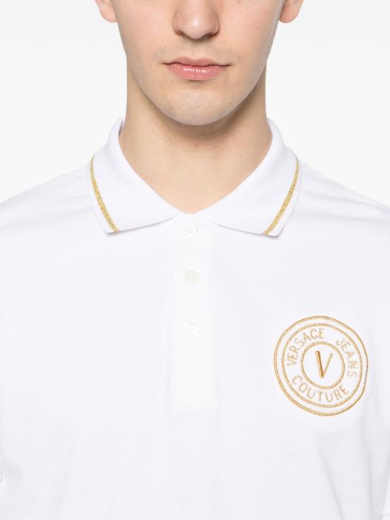 26SS 베르사체 반팔 티셔츠 80GAGT03 CJ01TG03 Bianco - VERSACE