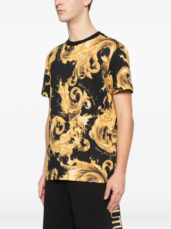 26SS 베르사체 반팔 티셔츠 80GAH6S0 JS543G89 BLACK - VERSACE