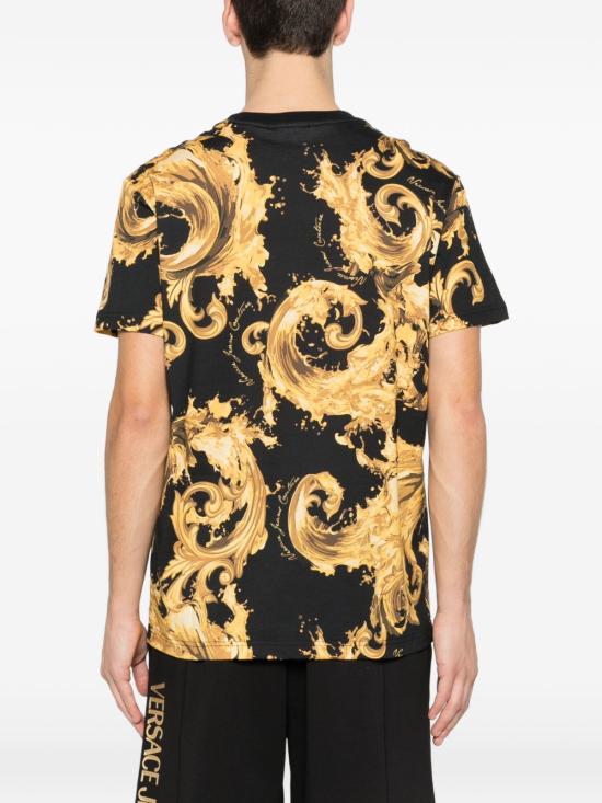 26SS 베르사체 반팔 티셔츠 80GAH6S0 JS543G89 BLACK - VERSACE