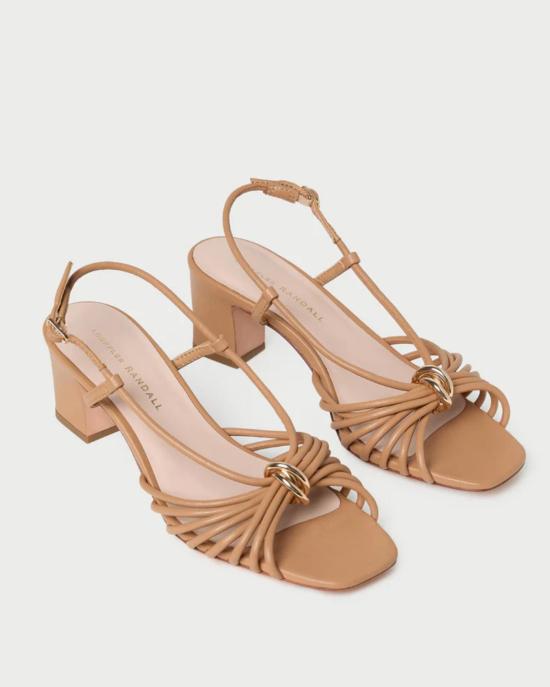  로플러랜달 샌들 로플러 랜달 미나 스트랩 미드힐  듄 - LOEFFLER RANDALL