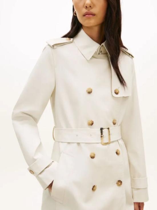 26SS 타미힐피거 코트 WW0WW48873 ACU White - TOMMY HILFIGER