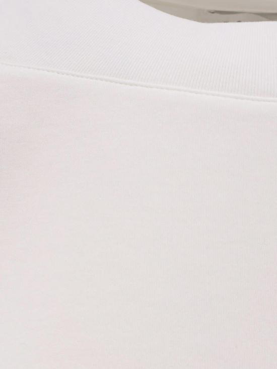  알라이아 반팔 티셔츠 박시 코튼 블렌드 티셔츠 화이트 - ALAIA