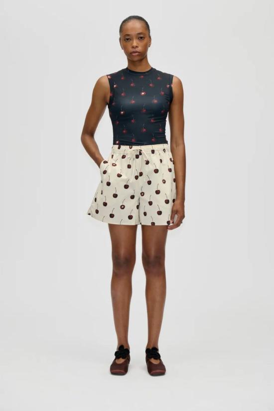  스티네 고야 숏팬츠 스틴 고야 체리 반바지 - STINE GOYA