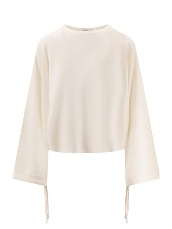  막스마라 스웨터 프레 버진 울  화이트