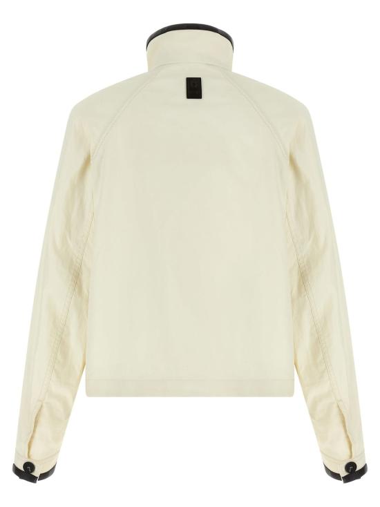  살바토레 페라가모 자켓 페라가모 테크 린넨 재킷 화이트 - SALVATORE FERRAGAMO