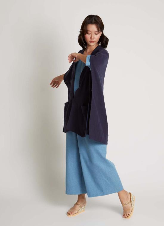  카렘 자켓 Kaarem Situ 원버튼 돌먼 포켓 재킷 - KAAREM