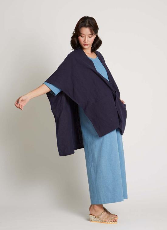  카렘 자켓 Kaarem Situ 원버튼 돌먼 포켓 재킷 - KAAREM