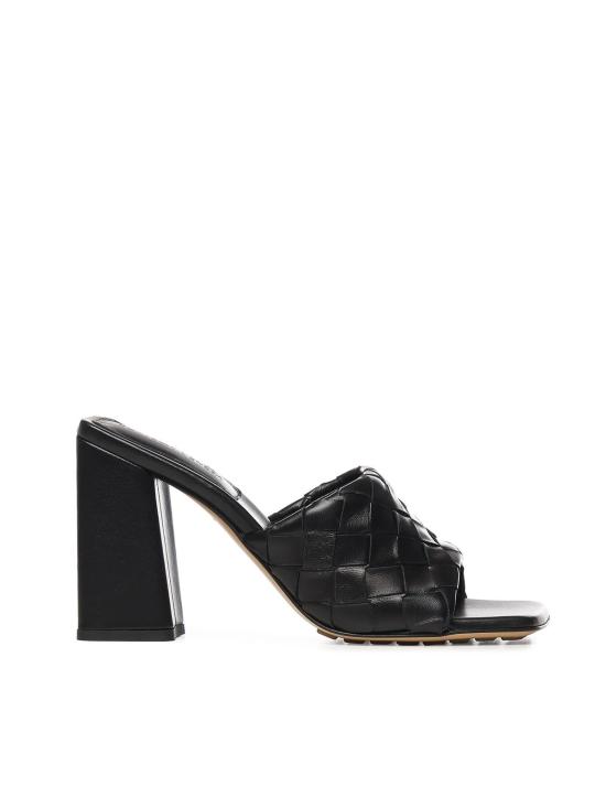  보테가베네타 뮬/슬리퍼 보테가 베네타 파르코 가죽 뮬 블랙