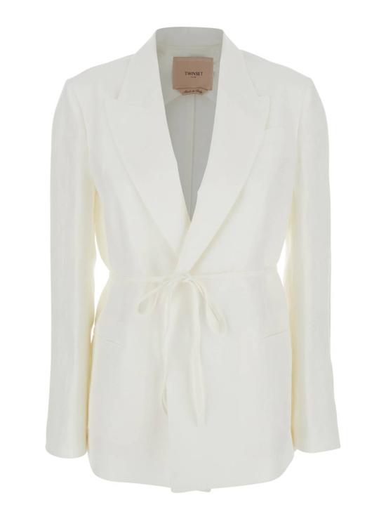  트윈셋 수트 자켓 블레이저 화이트