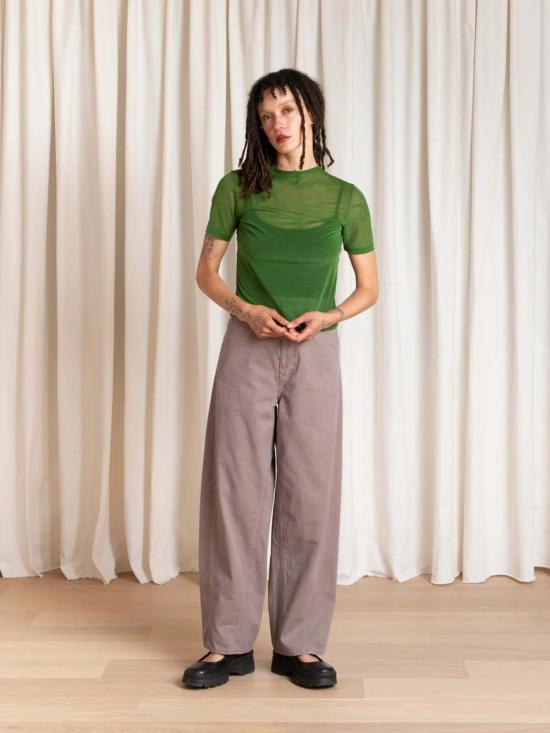  알리 골든 반팔 티셔츠 뉴 메쉬 티셔츠 - ALI GOLDEN