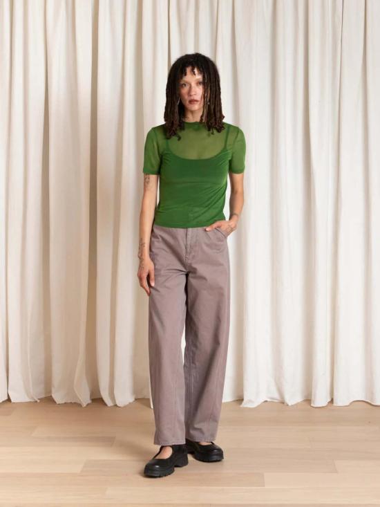  알리 골든 반팔 티셔츠 뉴 메쉬 티셔츠 - ALI GOLDEN