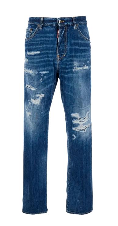 26SS 디스퀘어드2 스트레이트 팬츠 S74LB1838D30011 470 NAVY BLUE