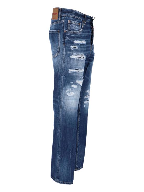 26SS 디스퀘어드2 스트레이트 팬츠 S74LB1838D30011 470 NAVY BLUE - DSQUARED2