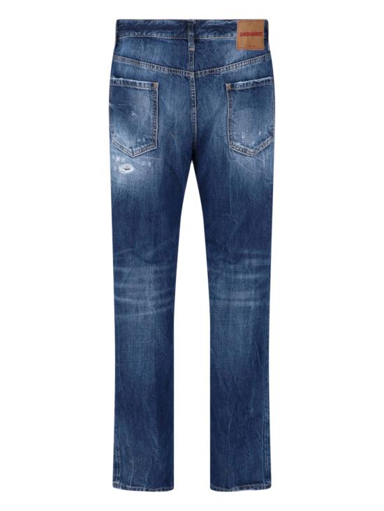 26SS 디스퀘어드2 스트레이트 팬츠 S74LB1838D30011 470 NAVY BLUE - DSQUARED2