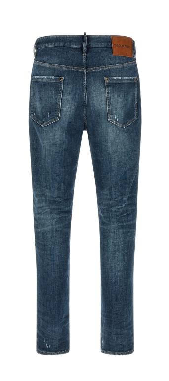 26SS 디스퀘어드2 스트레이트 팬츠 S74LB1925S30872 470 NAVY BLUE - DSQUARED2