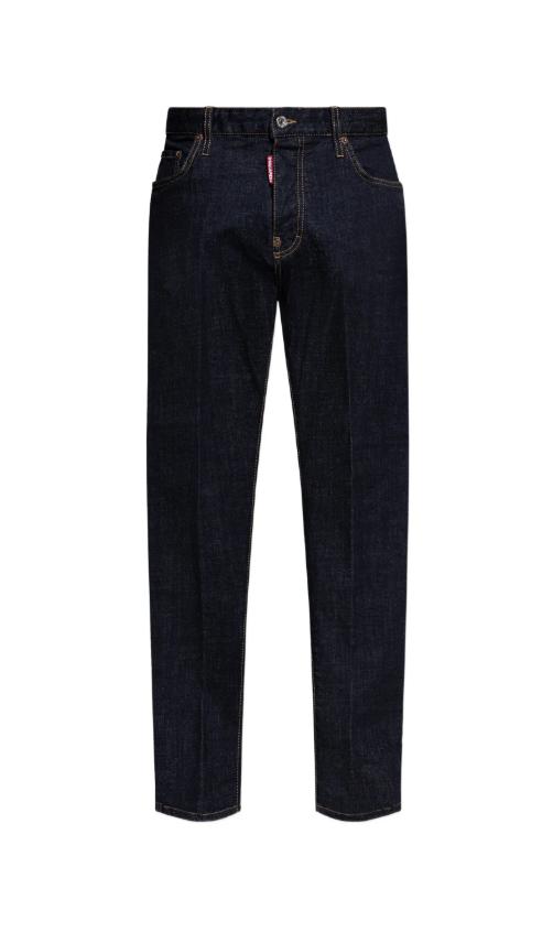 26FW 디스퀘어드2 스트레이트 팬츠 S74LB1894S30664 470 NAVY BLUE
