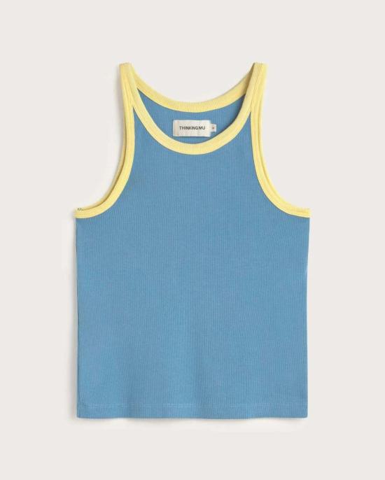  띵킹 뮤 블라우스 씽킹 무 다크 더스크 해리엇 탑