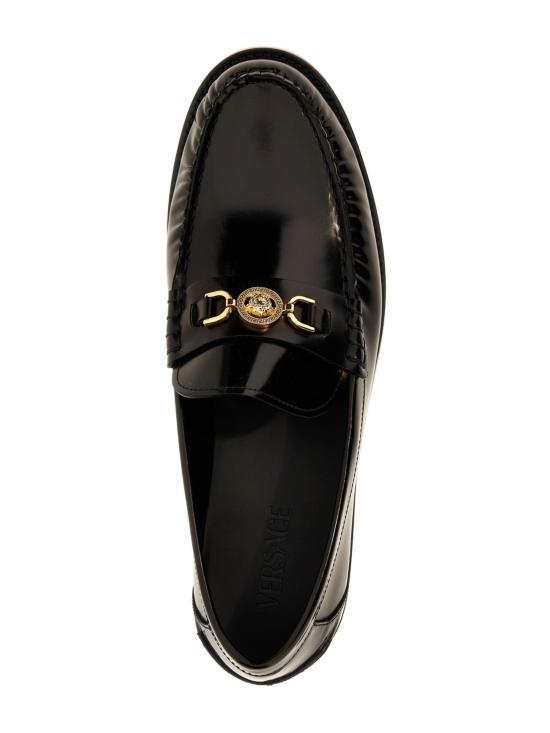 26SS 베르사체 로퍼 1013592 1A099121B00V Black - VERSACE