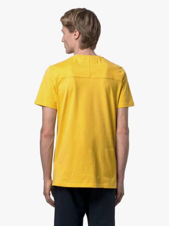 26SS 까웨 반팔 티셔츠 K7142KW T05 Yellow - K-WAY