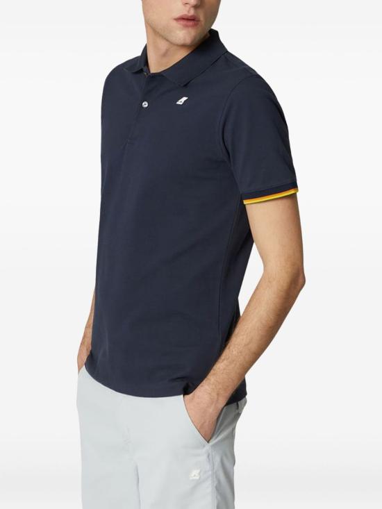 26SS 까웨 반팔 티셔츠 K1125BW K89 Blue - K-WAY