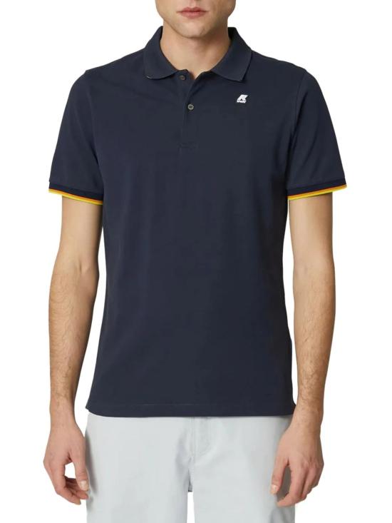 26SS 까웨 반팔 티셔츠 K1125BW K89 Blue - K-WAY